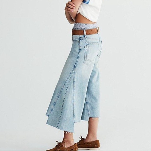 We The Free Jeans Ripple Wide Leg Crop - Picture 5 of 8